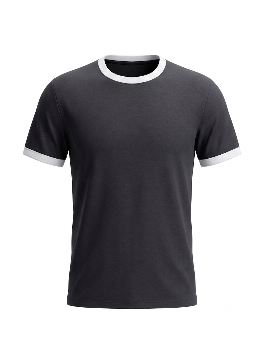 Ringer T-shirt - Grey