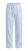 Men's Linen Pants - Baby Blue