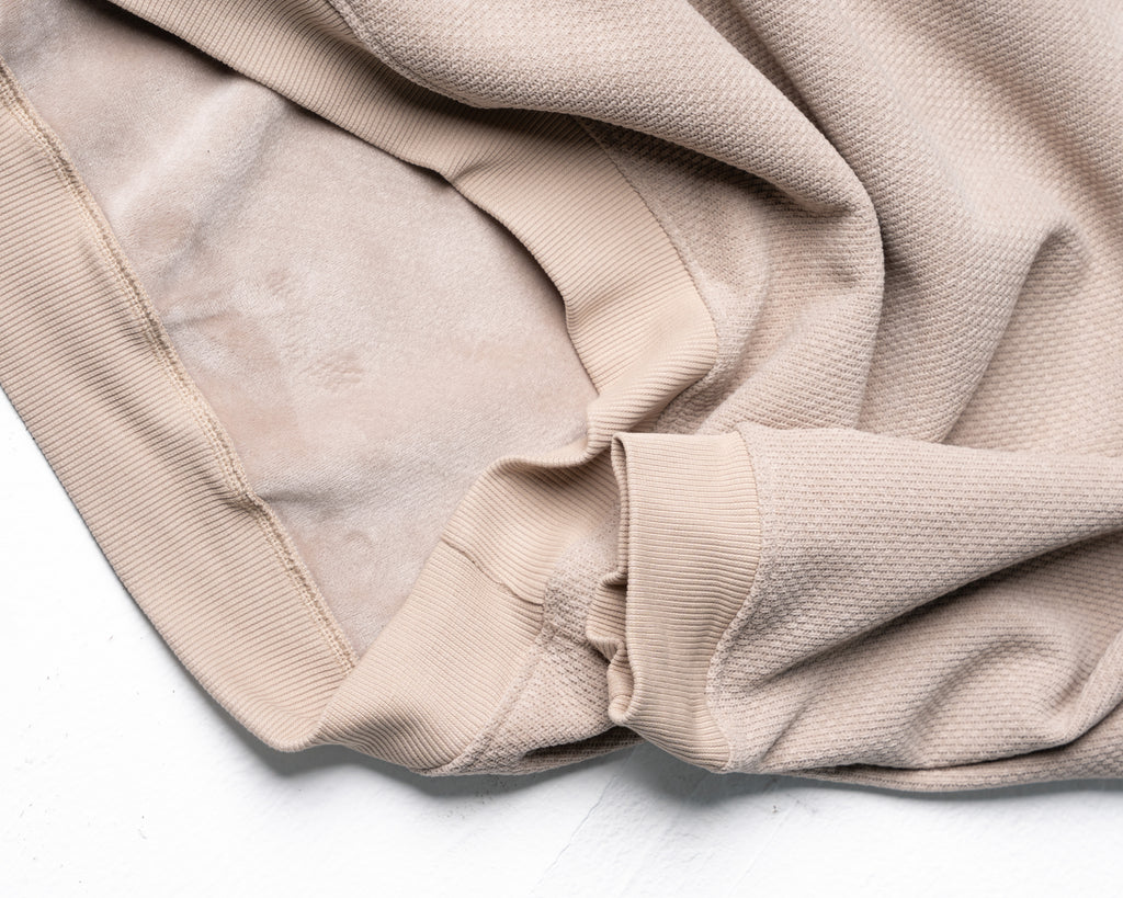 Beige Round Neck Pullover