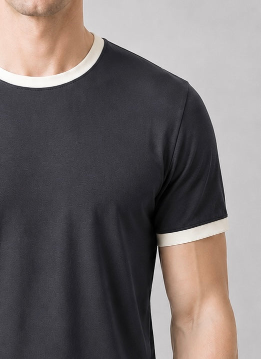 Ringer T-shirt - Grey