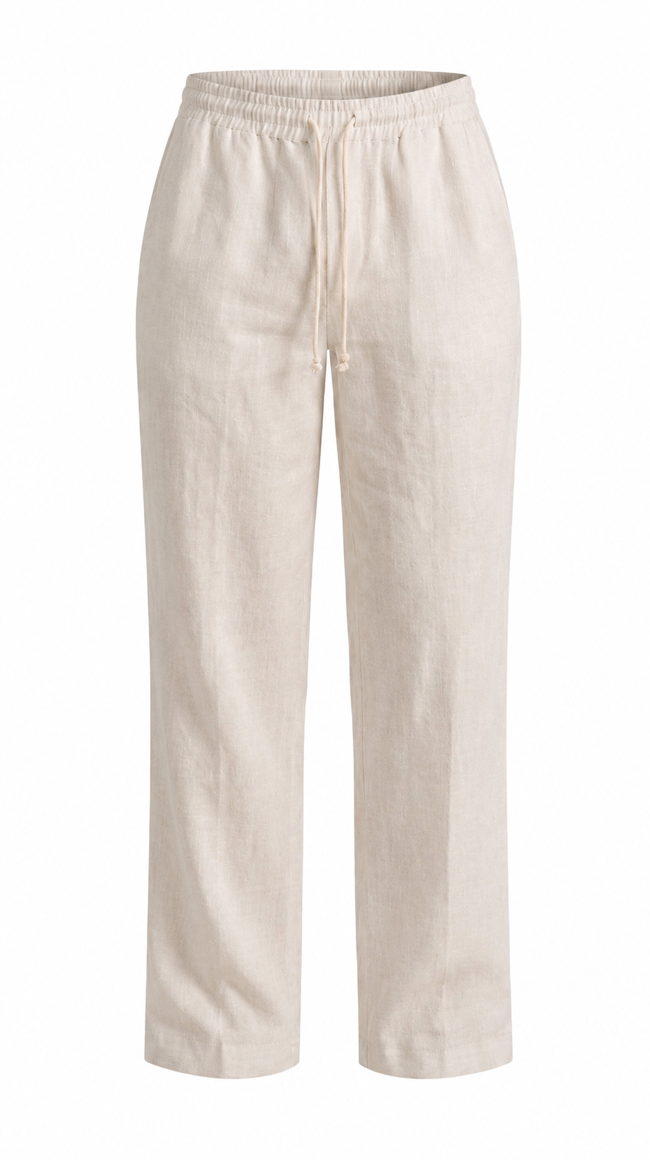 Women's Linen Pants - Beige